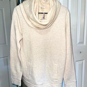 New J.Crew | Turtleneck Sweatshirt Sweater Long Sleeve Top in Gray Size M